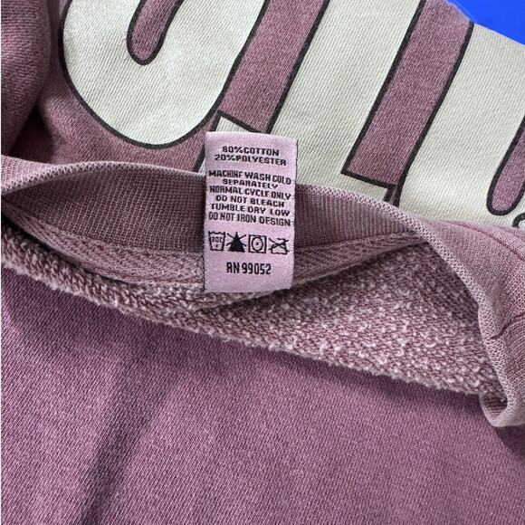 Independent Trading Company Large SOTOS Sweatshirt Purple - Picture 4 of 5